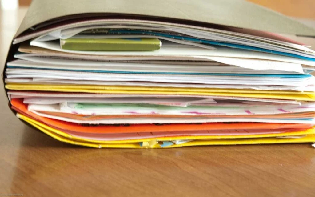 Personal injury evidence including accident photos, medical records and financial documents