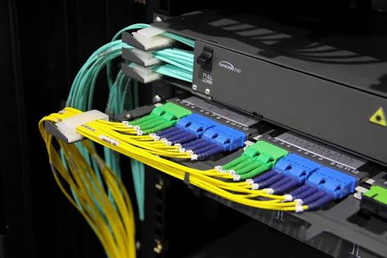 Fibre-optic broadband network infrastructure representing Cable One's telecommunications operations